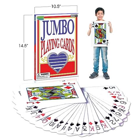 standard playing card size|extra large playing card decorations.